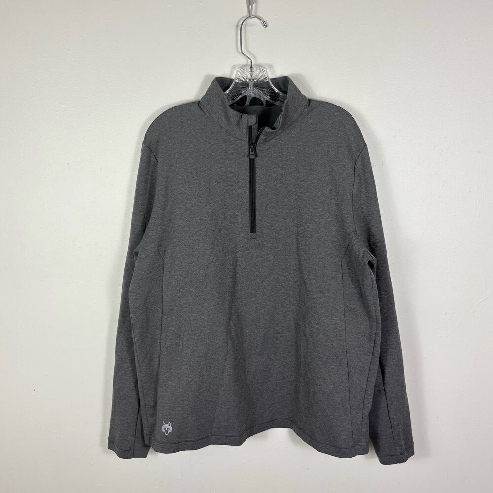 Greyson 1/4 Zip Shirt Men’s Large Gray Performance Pullover Golf Casual Comfy